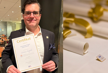 Vi gratulerar Christian Vuoppola till att ha erhållit certifikatet Certifierad Inköpare, CISilf®! 