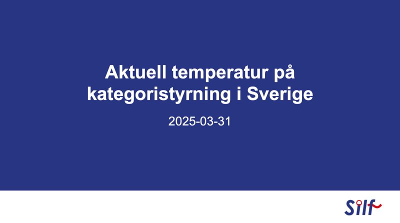 Kategoristyrningsrapport 2025 Silf pdf