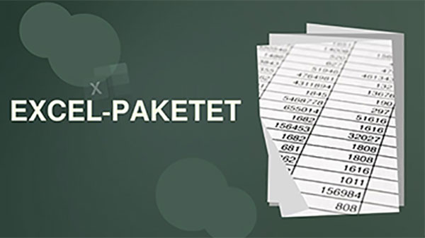 Excelpaketet – Kurspaket i Excel