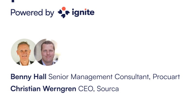 Liveprogram: Building a Modern Procurement Function – Powered by Ignite – 23/4-18/9