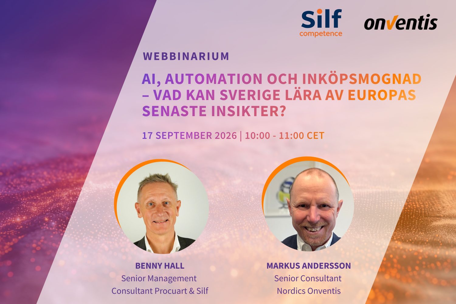bild på Silf webbiinarium med Oventis 17 september