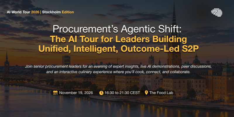 ZYCUS AI WORLD TOUR 2026 | Stockholm Edition – 19/11